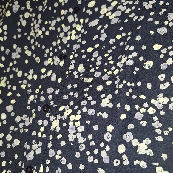 Pendleton Women's Blouse Vintage Blue Floral Long Sleeve Button Down  Plus 20W - Picture 6 of 9